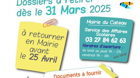 inscriptions scolaires 2025 - 2026